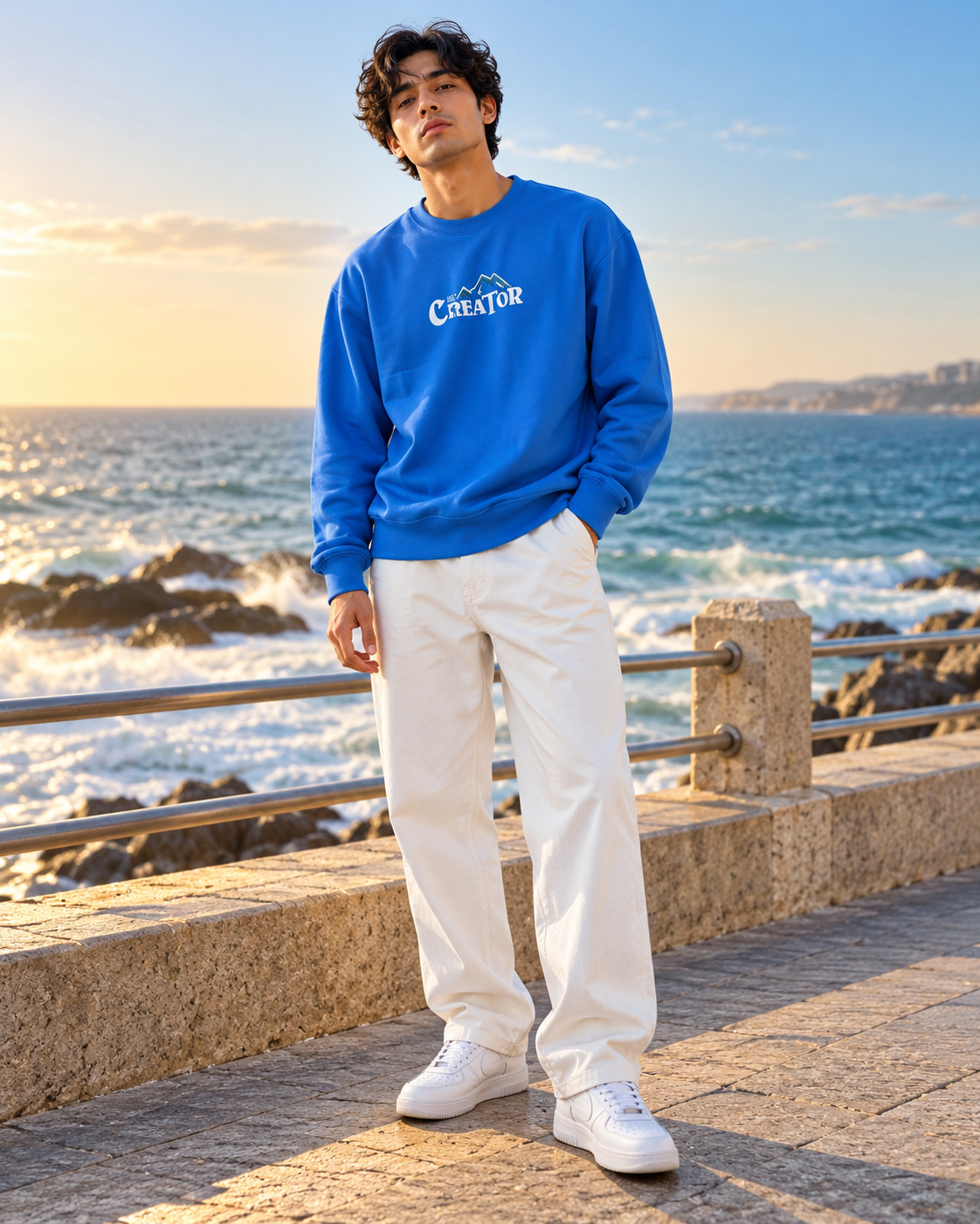 Premium Wear Sweatshirt - Ocean Blue