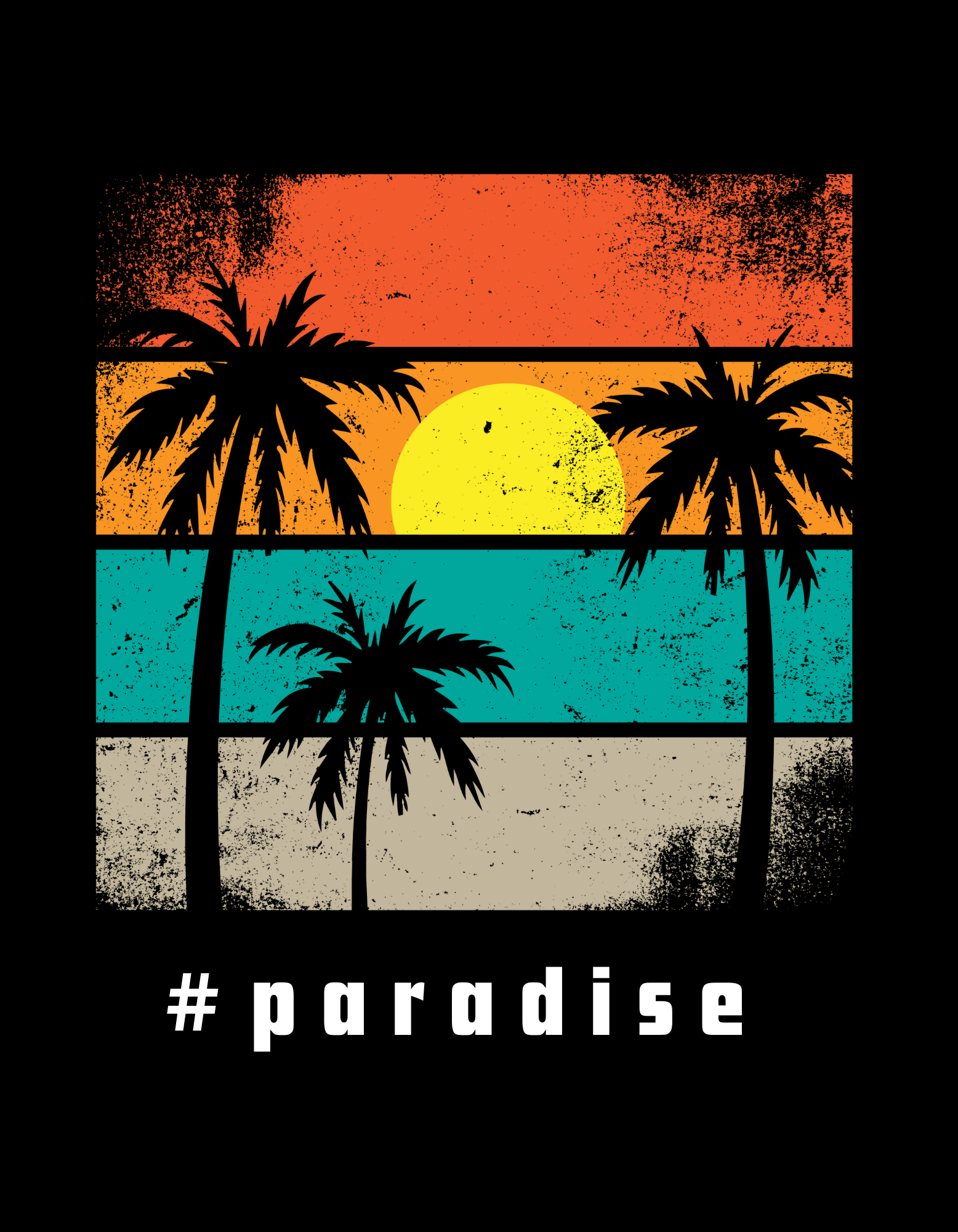 Paradise Regular Wear Summer Collection T-Shirt