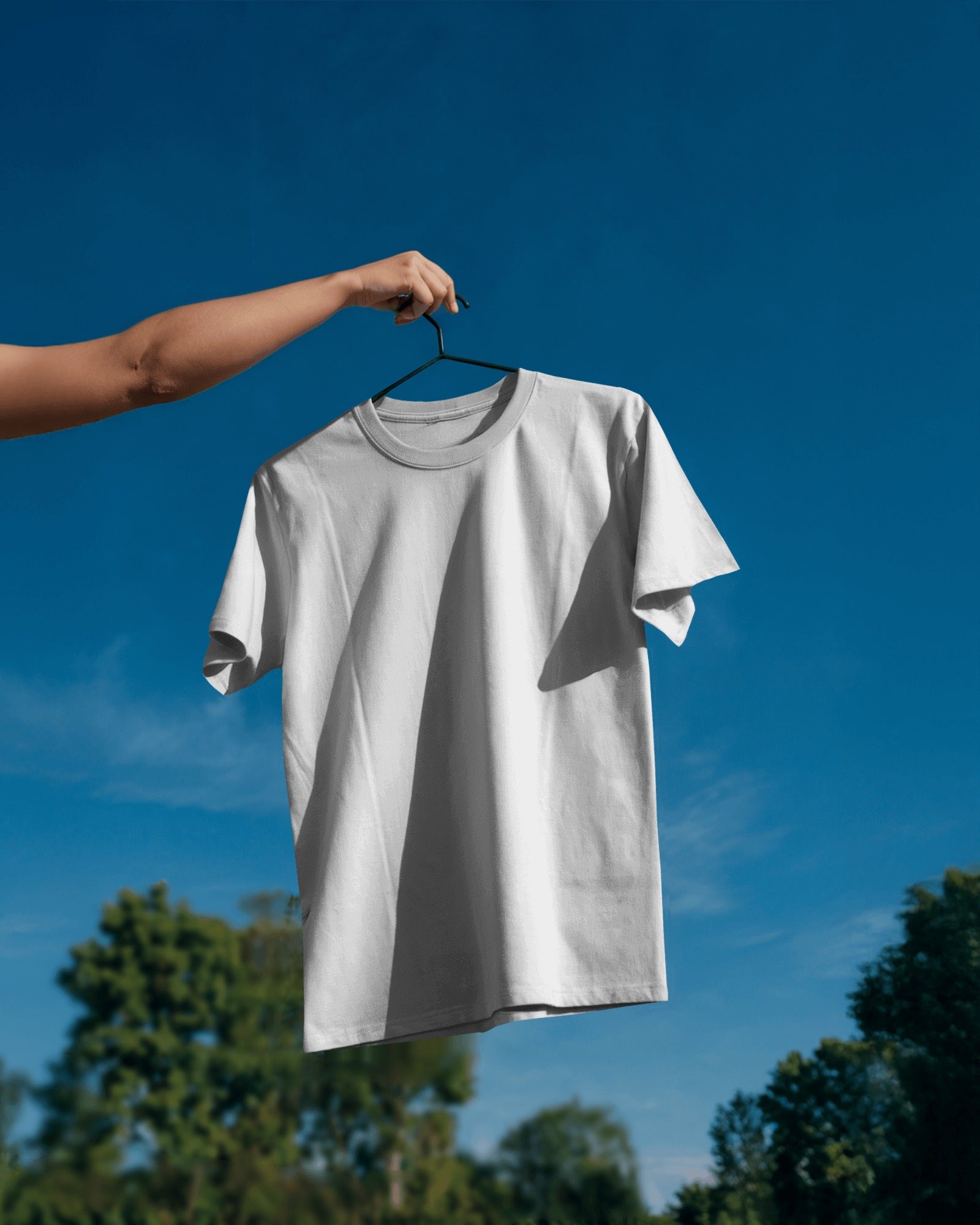 Plain White Regular Wear T-Shirt